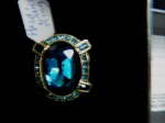 daus blue oval ring